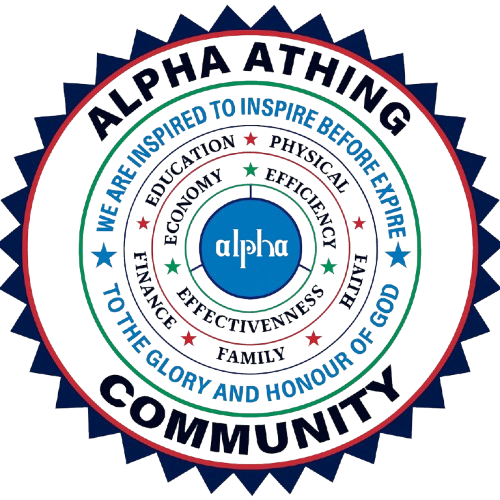 Alpha Athing Community emblem